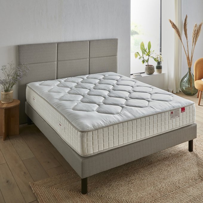 Ensemble matelas ressorts le délicatesse + sommier Epeda ...