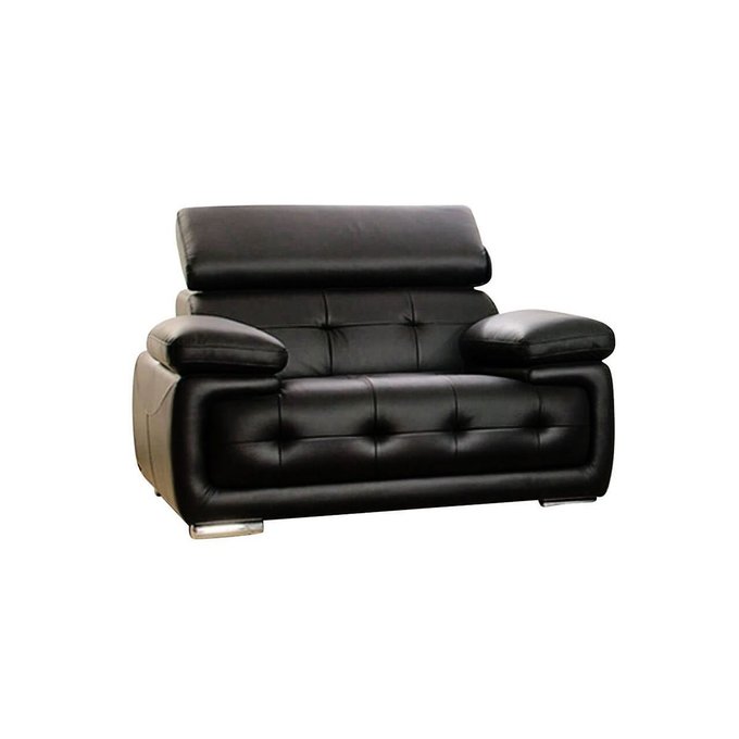 Fauteuil Cuir San Marco Noir La Maison Du Canape La Redoute