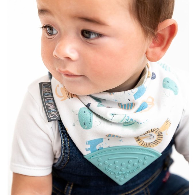 Bavoir Bandana Avec Embout De Dentition Safari Multicolore Sevira Kids La Redoute