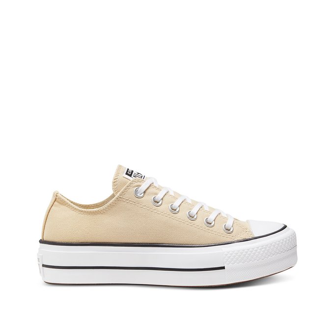 Chuck taylor all star lift trainers , beige, Converse | La Redoute
