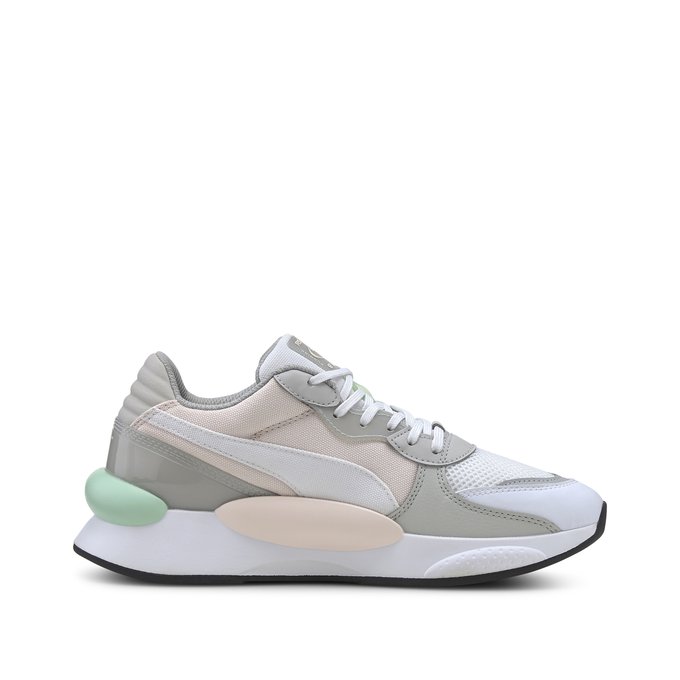 puma trainers pink and grey