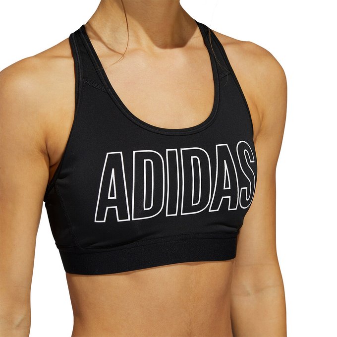 white racerback sports bra