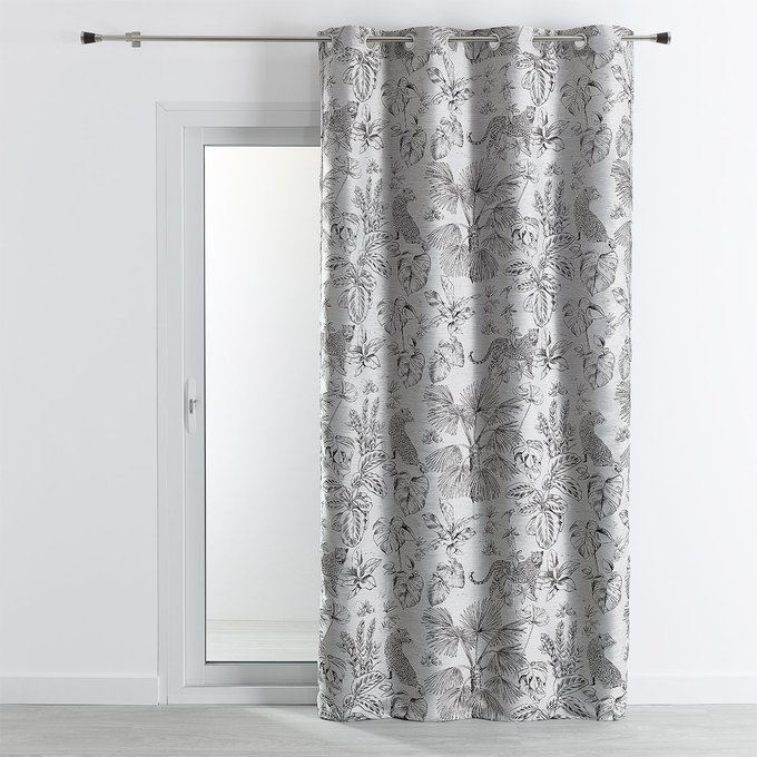 Rideau Ameublement Jacquard Motif Jungle Home Maison La Redoute