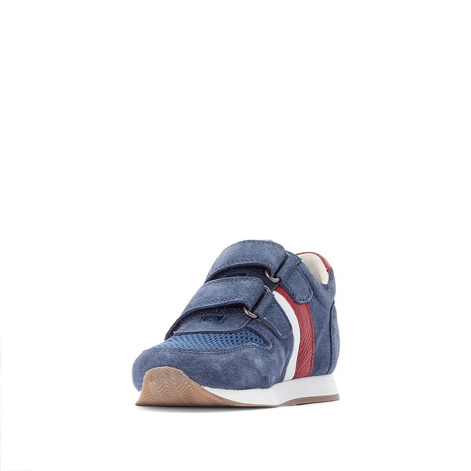 La Redoute Collections Big Boys Touch N Close Leather Trainers