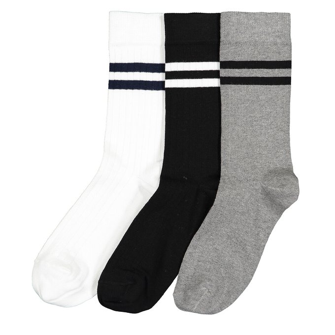 black sports socks