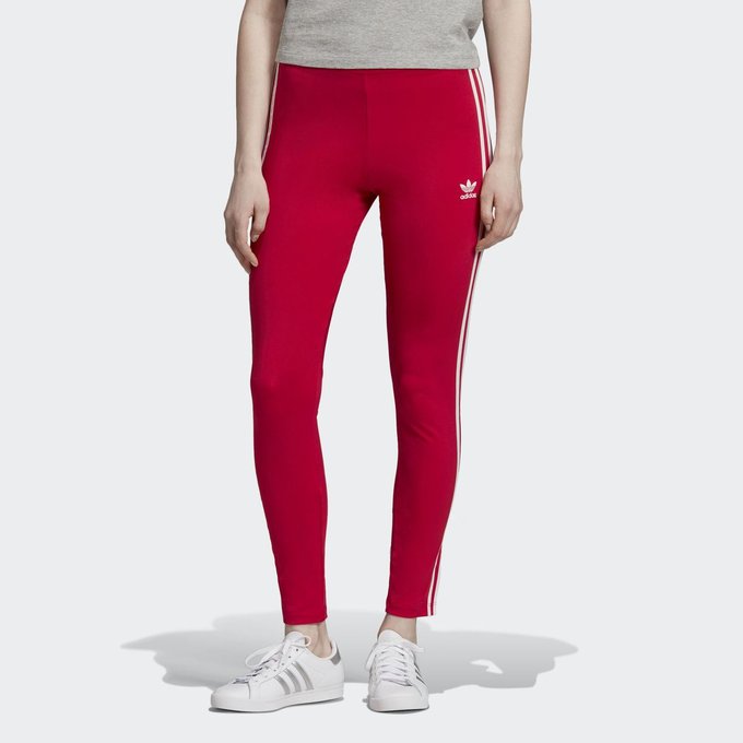 legging rouge adidas