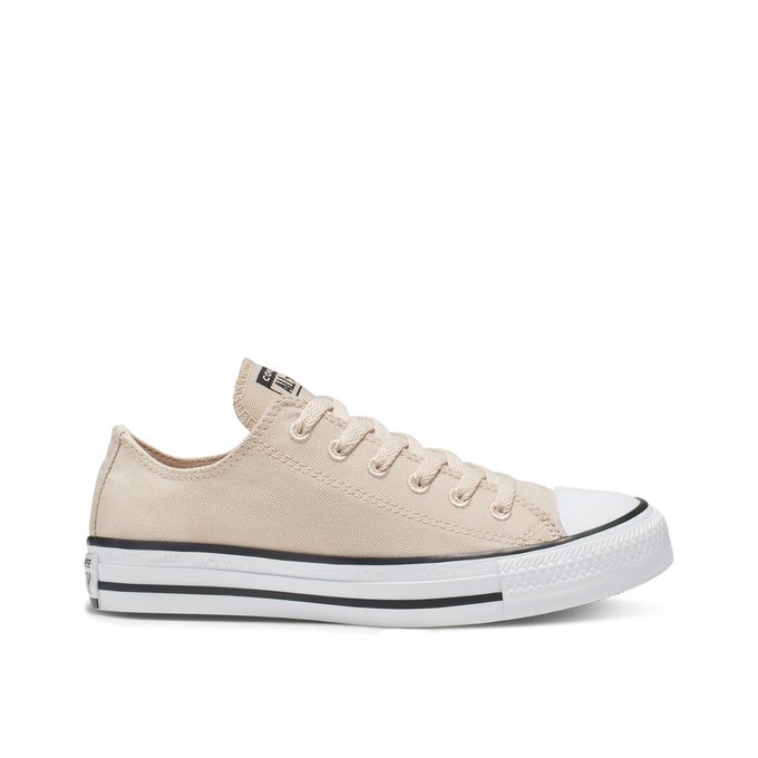 beige low top converse