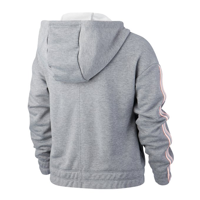 nike white zip up hoodie
