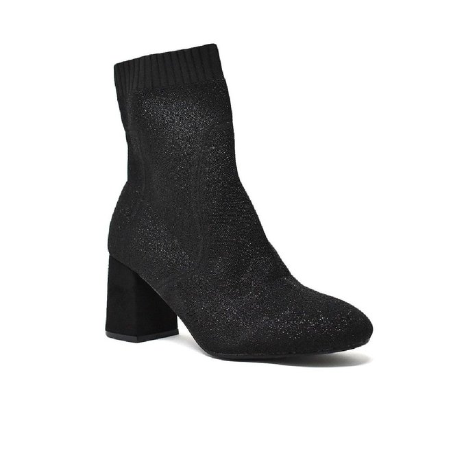 bottine chaussette paillette