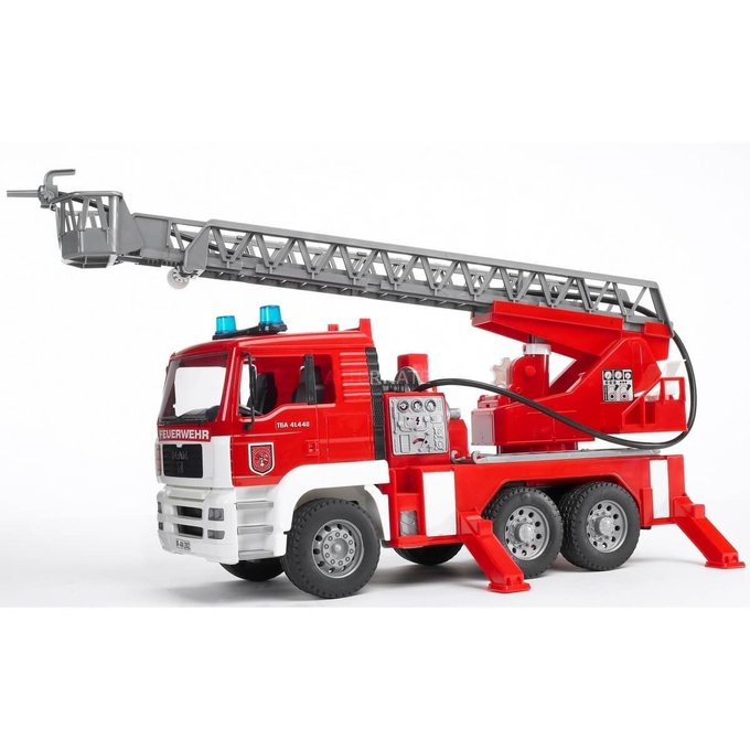 Camion Pompiers A Echelle Man Bruder La Redoute