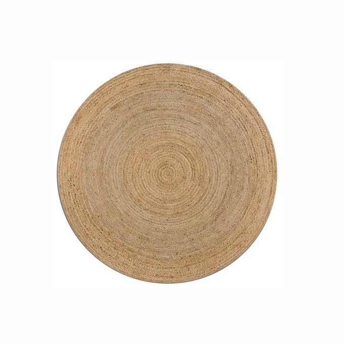 Hempy round jute rug , natural, Am.Pm | La Redoute