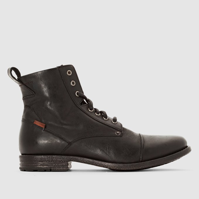 levis leather boots
