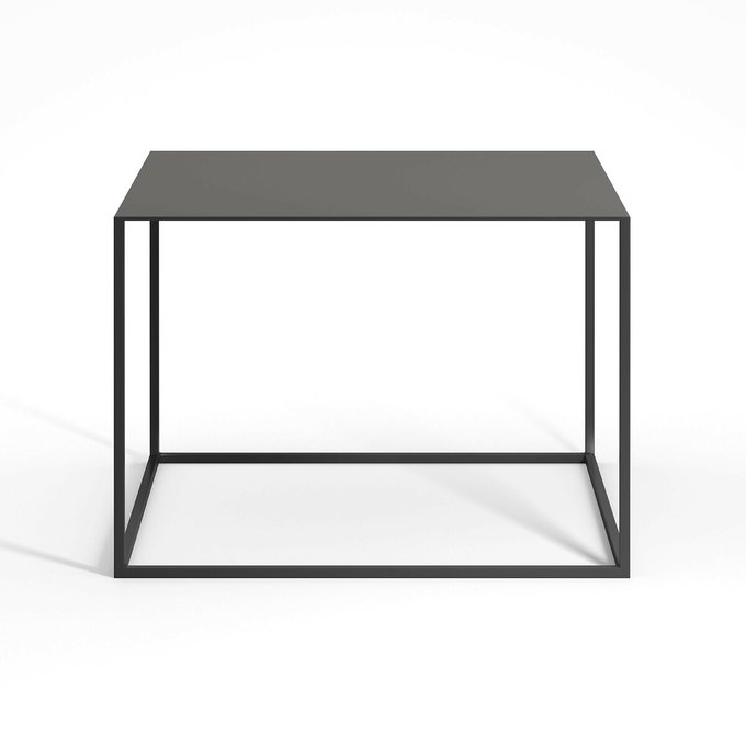 Romy Contemporary Square Side Table In Metal Black Am Pm La Redoute