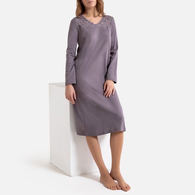 cotton long sleeve nightdress