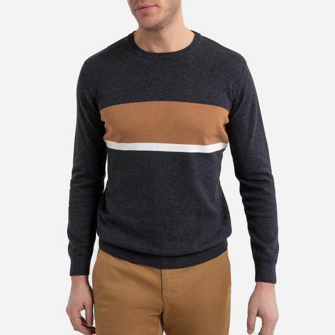 camel fine knit jumper
