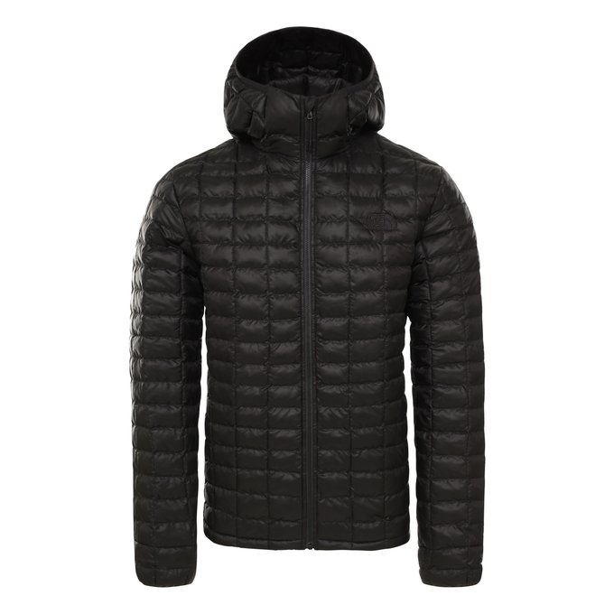 black north face padded jacket