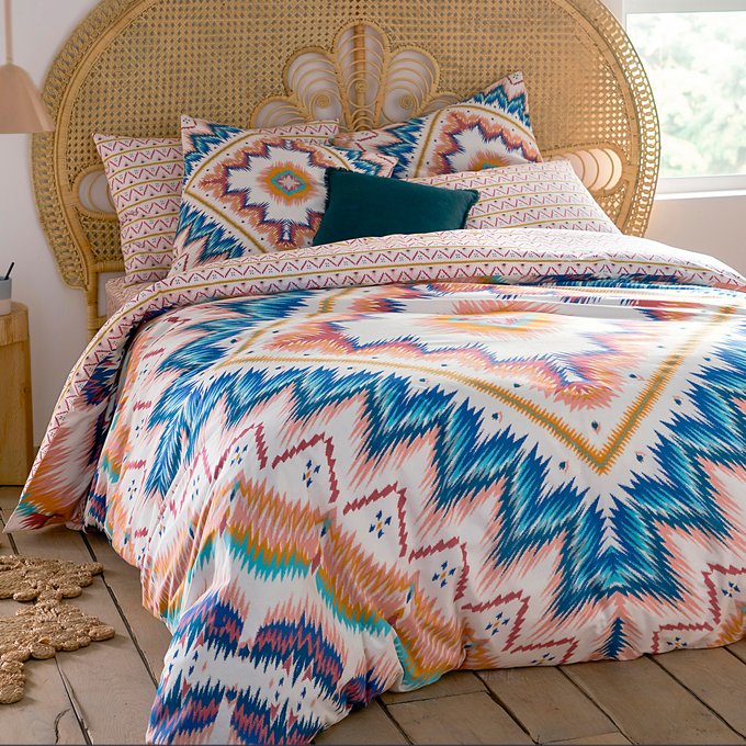 Bella Vista Duvet Cover Printed La Redoute Interieurs La Redoute