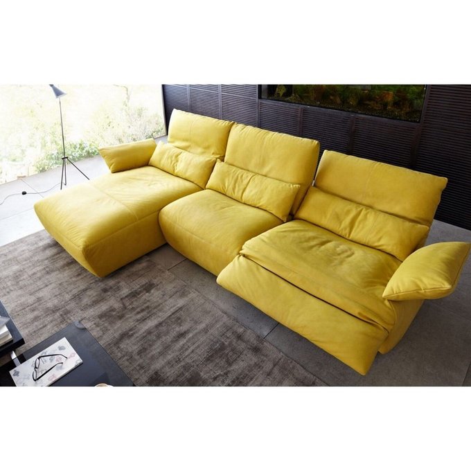 Canape Angle Relax Electrique Soft Et Relax Jaune Seanroyale La Redoute