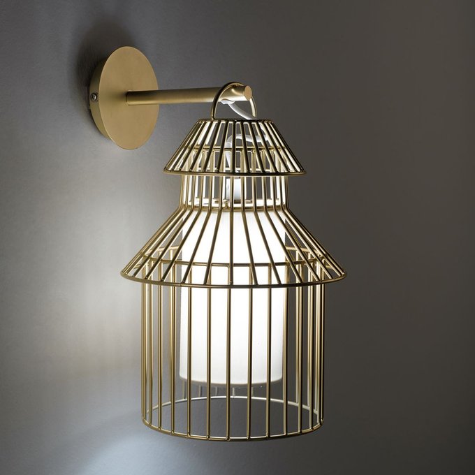 Applique Cage à Oiseau Enfant Cuicuicui Métal Ampm La