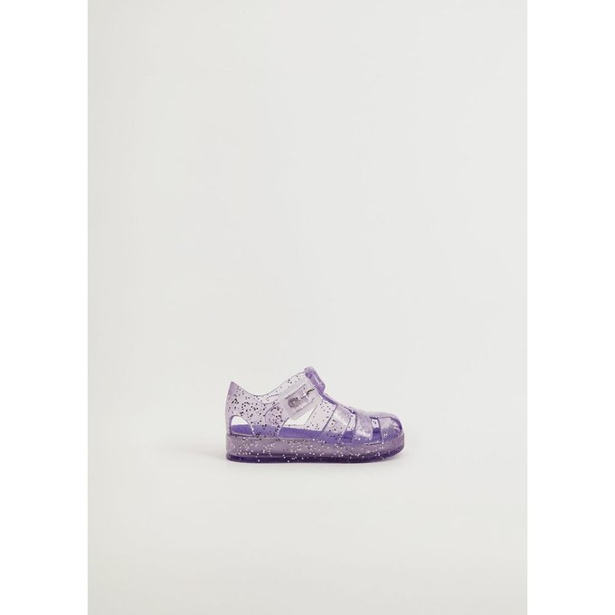 Sandales Meduse Transparentes Violet Clair Pastel Mango Baby La Redoute