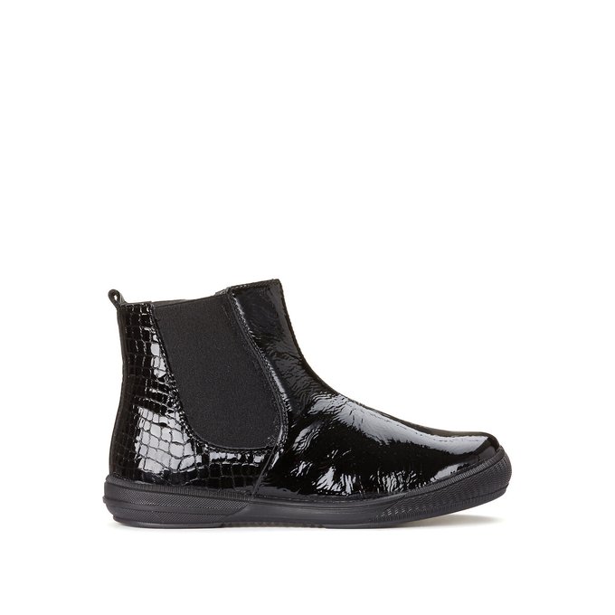 Kids Leather Ankle Boots