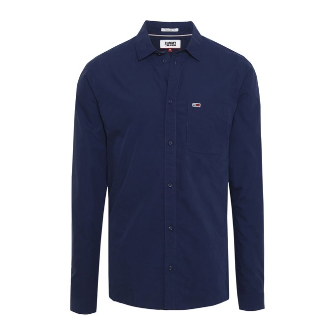 navy blue tommy shirt