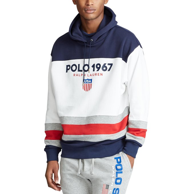 polo under hoodie