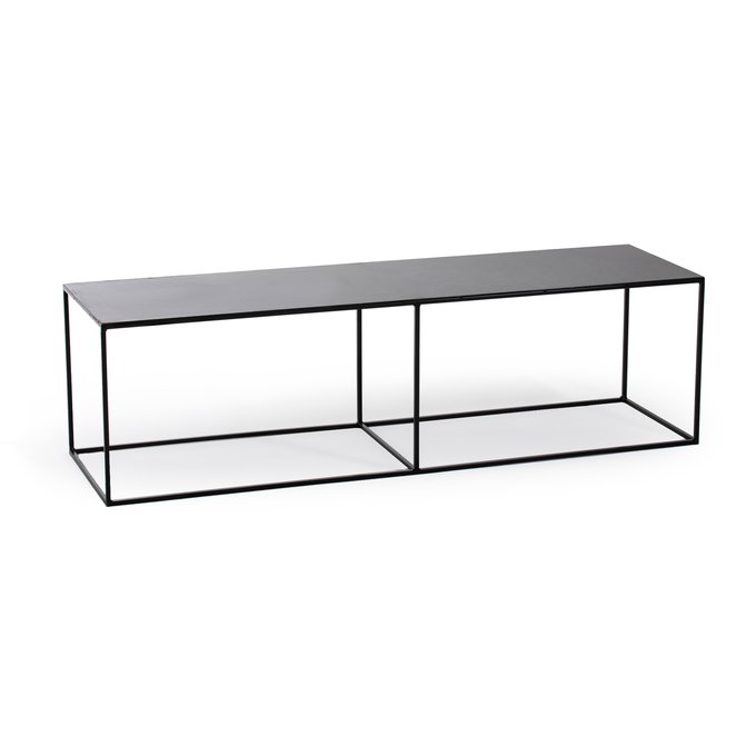 Romy Metal End Of Bed Bench Coffee Table Black Am Pm La Redoute