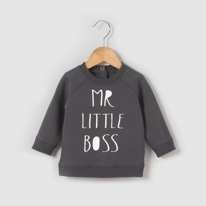 1 Month-3 Years La Redoute Collections Big Boys Crew Neck Sweatshirt