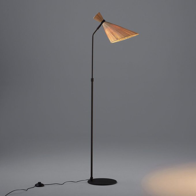 Lampadaire métal et raphia, rozza naturel La Redoute Lampadaire métal et raphia, Rozza La Redoute Interieurs en