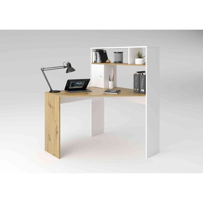 Bureau D Angle 1 Porte Niches En Bois Bu13006 Terre De Nuit La Redoute