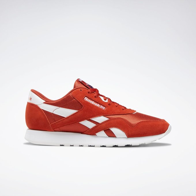 reebok classic nylon orange