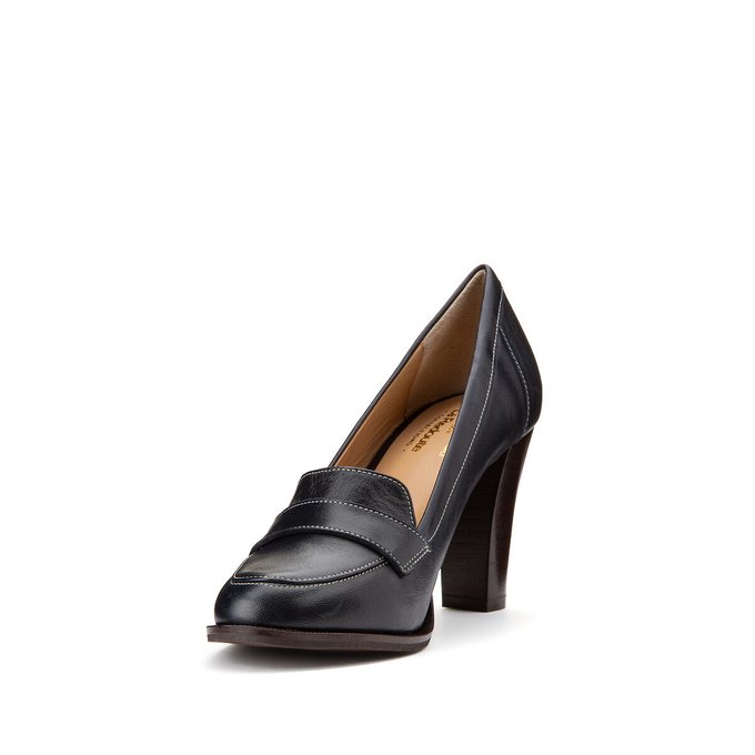 mocassin talon haut