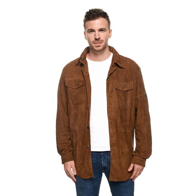 Chemise en daim clearance