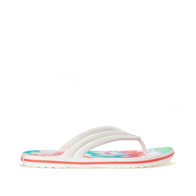 crocs tie dye flip flops