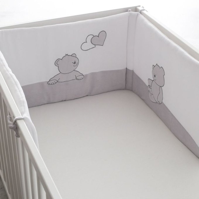 Tour De Lit Bebe Blanc Les Kinousses La Redoute