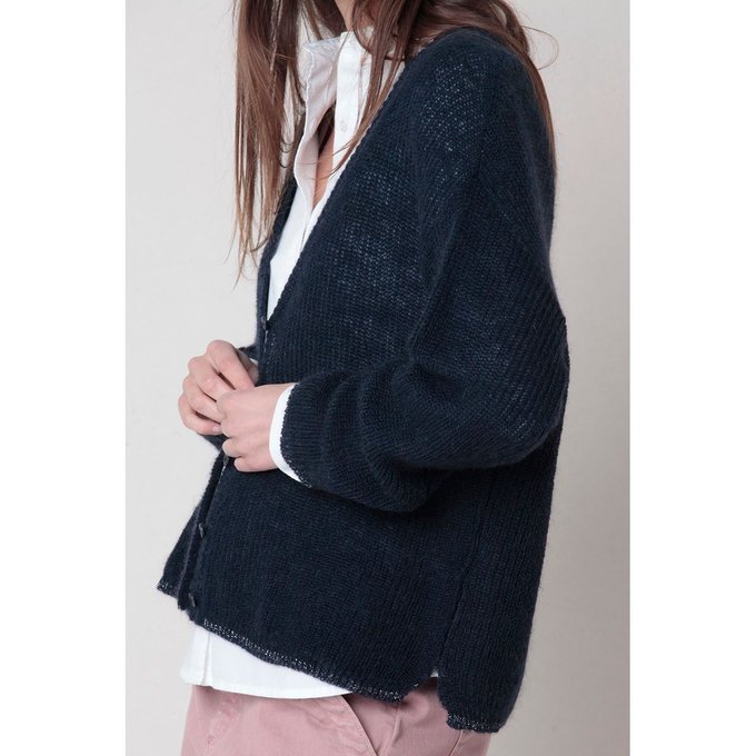 Gilet sergio Harris Wilson | La Redoute Pull à cote perlée gris harris wilson