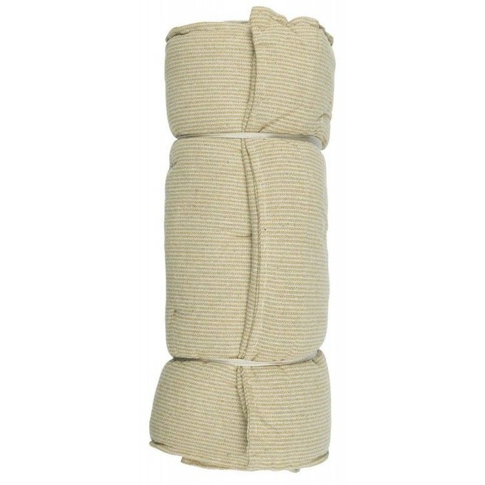 Coussin Long Pour Banc Ou Transat Coton Rayures Jaune Ib Laursen