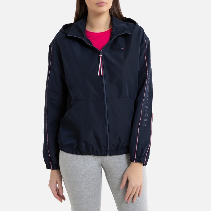 high neck zip up jacket