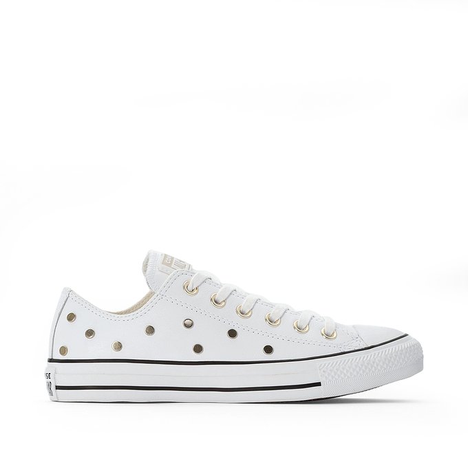 Chuck taylor all star leather studs ox trainers , white Chuck taylor all star leather studs ox trainers , white