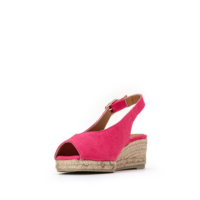 espadrilles compensées ouvertes