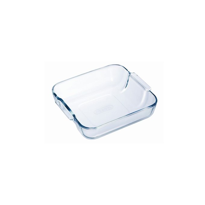 Plat à four carré multiusages en verre transparent multicolore Pyrex La Redoute