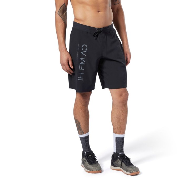 shorts reebok homme bordeaux
