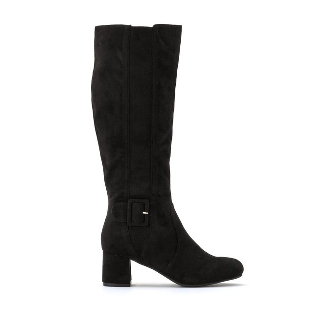 wide knee length boots