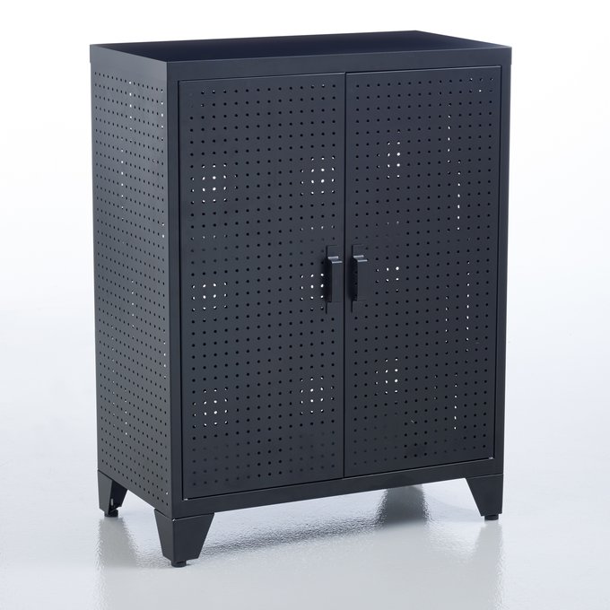 Armario Perfurado Locker Preto Am Pm La Redoute