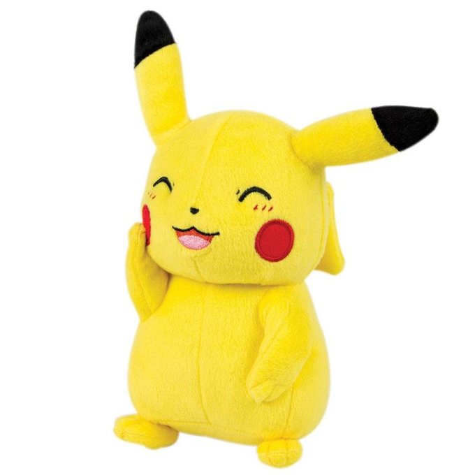 Pokemon Peluche Pikachu Smiling Cm Tomy La Redoute