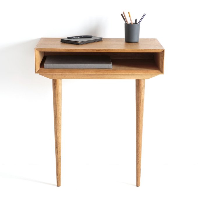 Bureau Console Murale Quilda Chene La Redoute Interieurs La Redoute