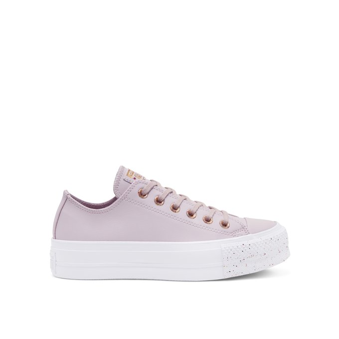 Converse plateforme rose pale deals