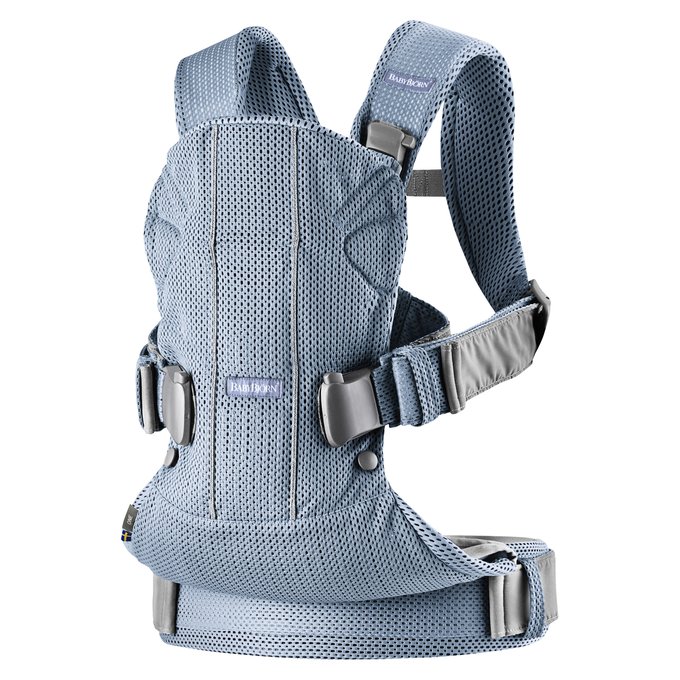 Porte Bebe One Air Mesh 3d Babybjorn Bleu Ardoise La Redoute