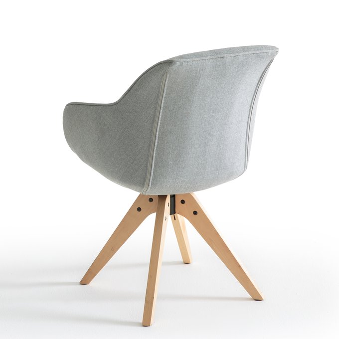 Draaiende Bureau Fauteuil Jimi Lichtgrijs La Redoute Interieurs La Redoute